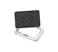 SheerFaring 2X Tappi per Valvole di Bicicletta, Coperture per Valvole di Biciclette, Valvole per Ruote di Biciclette da Montagna E da Strada, Accessori per Ciclis, Nero, Presta
