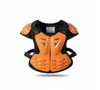 SheerFaring Armatura Bambini Dotata di Protezione Completa per Corpo Placca Torace Supporto Schiena Imbottitura Spalle Materiali Traspiranti Vestibilità , Arancione