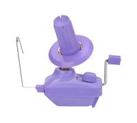 SheerFaring Avvolgitore Manuale per Filati, Avvolgitore per Gomitoli con Manovella Silenziosa E Design Portatile per Stanza Dei Lavori Creativi, Casa, Ambiente di, Viola