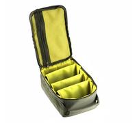 SheerFaring Borsa Attrezzatura da Pesca Custodia Organizer Sacca Astuccio con Divisori Interni Regolabili E Protezione Antiurto per Mulinelli Adatta a Campeggio Uscite di Pesca Uso Professionale