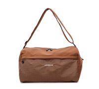 SheerFaring Borsone Sportivo Borsa Palestra Borsa Viaggio Borsone Allenamento con Doppia Trama E Hardware Nero Tasca Frontale per Documenti E Chiavi Adatto per, Array, Marrone