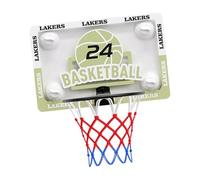 SheerFaring Canestro da Basket Indoor Pieghevole da Parete con Tabellone Accessori Ventosa Installazione Semplice Resistente per Famiglie Giochi Bambini Adatto a, Piccolo