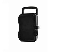 SheerFaring Cassetta Elettrica di Controllo Impermeabile con Piastra Interna Forata E Serratura in Acciaio Inossidabile per Giunzioni E Strumenti in Ambienti, Nero, 150x100x90mm