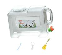 SheerFaring Contenitore per Bevande Portatile con Rubinetto E Coperchio Avvitabile Tanica Acqua Resistente a Temperature Estreme Facile da Pulire con Spazzola ADA, 12l
