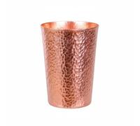 SheerFaring Cup con Decorazione Battuta a Mano Tazza Elegante in Rame Puro per Degustare E Bevande Alcoliche Facilità di Trasporto Adatta per Cerimonie Riunioni Bar Privati Lavoro, Rame Viola, M