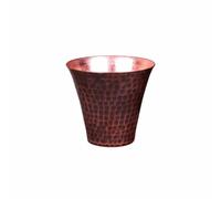 SheerFaring Cup con Decorazione Battuta a Mano Tazza Elegante in Rame Puro per Degustare E Bevande Alcoliche Facilità di Trasporto Adatta per Cerimonie Riunioni Bar Privati Lavoro, Rame Retrò, S
