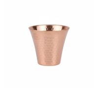 SheerFaring Cup con Decorazione Battuta a Mano Tazza Elegante in Rame Puro per Degustare E Bevande Alcoliche Facilità di Trasporto Adatta per Cerimonie Riunioni Bar Privati Lavoro, Rame Viola, S