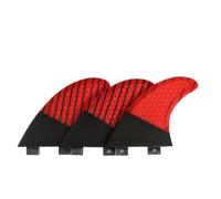 SheerFaring da Surf Triassiali Pinna Tavola da Surf Thruster Set Accessori Stabilità Spinta Reattività Struttura Rigida Composita Fibra di Vetro Nido d'Ape