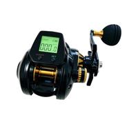 SheerFaring Elettrico da Pesca con Display Ricarica Tramite USB Digitale con di Notifica delle Abboccate E Freno da 10 kg atto per Pesca in in, Mano Destra
