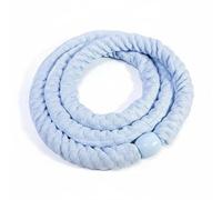 SheerFaring Fitness Hoop per Esercizi a Casa Cerchio Imbottito in Materiale Morbido Attrezzo per Allenamento Aerobico Superficie con Trama Adatto a Esercizi di, Azzurro Chiaro, 1.5kg