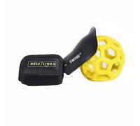 SheerFaring Golf Swing Correttore Swing Golf Allenatore Polso Ausilio Allineamento Set Formazione in PU con Tutor Polso Cinturino E Palla Fissata per Posizione, Giallo