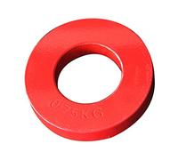 SheerFaring Micro Disco Frazionale Mini Piastra Barbell Acciaio per Aumento Graduale Carico Allenamento Progressivo Adatto a Training, 0.75kg Rosso