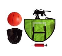 SheerFaring Mini Trampolino con Canestro da Basket, Accessori per Il Montaggio del Trampolino, Dispositivo di Universale a Sgancio Rapido per Un Utilizz, con Palline da 1 pz