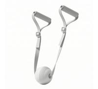 SheerFaring P da Massaggio in Silicone Leggera | perficie Zigrinata Antiscivolo, Pallina Massaggio con Maniglie, Regolabile, per Casa, Impiegati, Grigio
