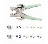 SheerFaring Pinza per Occhielli con Punzone Multifunzione, Pinza Fusllatrice, Robusto, Attrezzo Manuale, per Cartoleria, Appassionati di Scrapbooking
