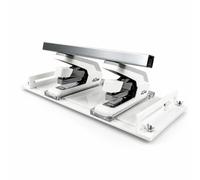 SheerFaring Pinzatrice a Regolabile Professionale Cucitrice da Tavolo Manuale Cucitrice Piatta per Uffici, Scuole, Archiviazione, 2 Teste