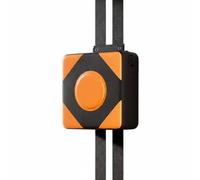 SheerFaring Punching Target Bersaglio da Scudo da Parete Pad Allenamento Pao Cuscinetto Materiale Pu Resistente con Assorbimento Colpi E Controllato Regolazione, Nero+Arancione