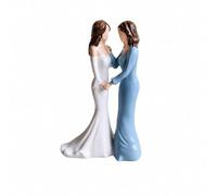 SheerFaring Scultura Elegante in Resina Tratti E Piega del Vestito Raffinata Decorazione per Credenza Scaffale Regalo Commovente per Matriarche E Momenti di