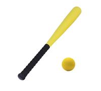 SheerFaring Set da Baseball E Palla in Schiuma per Bambini, Baseball Morbido per Bambini, Set da Baseball per Insegnare E Fare Esercizio Fisico al Chiuso, Giallo