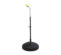 SheerFaring Tennis Allenatore Tennis Portatile Rebounder Realistico Collo Acciaio a Molla Altezza Regolabile Base Riempibile Strumento Pratica Individuale Adatto, Paraguardia Fissa