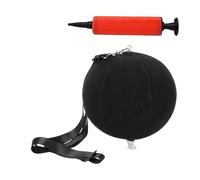 SheerFaring Training Ball Pallina da Allenamento Golf Correttore Postura Palla Swing Dispositivo Pratica Prevenzione di Pollo Cinghia Regolabile PVC Flock Trasportabile Adatta per Golfisti, Nero A