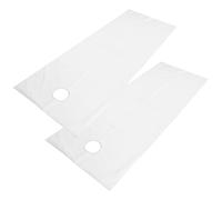 Sheet da Tavolo da Massaggio, 2 Pezzi Fogli di Salone di Bellezza in Poliestere in Tessuto Spa del Letto Spa per Via Spa per Massa per Massaggio per Massaggio Tatuaggi (Bianco)