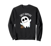Sheet Happens Funny Ghost Pun Felpa
