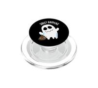 Sheet Happens Funny Ghost Pun PopSockets PopGrip per MagSafe