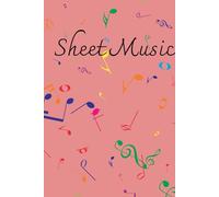 Sheet Music Spark lights my creativity with chords that echo through time now, 6" x 9", 145 Pages