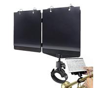 Sheet Music Stand, Marching Bands Lyre to Trumpet, Sturdy Instrument Accessory, Compatibile con Snare Drums, Bass Drum, Pianoforte, Clarinet, Oboe, Ukulele, Chitarra per Band Practice and Performances
