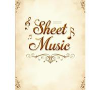 Sheet Music Workbook for Music Theory and Practice