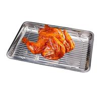 Sheet Pans For Baking, Oven Cookie Sheet Baking Tray, Stainless Steel With Rack Bakeware For Fruit Vegetable Meat Bread Cake Kitchen Cooking Home Apartment BBQ Grilling