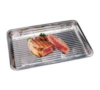 Sheet Pans For Baking, Oven Cookie Sheet Baking Tray, Stainless Steel With Rack Bakeware For Fruit Vegetable Meat Bread Cake Kitchen Cooking Home Apartment BBQ Grilling