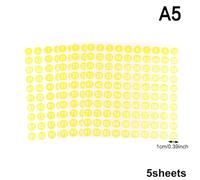 Sheets Number Stickers 1-100 Label Sticker For Diy Craft Nail Polish Glue Bottle Scrapbooking Diary Stationery Per Classificazione(A5)