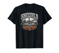Sheffield Inghilterra La Città d'Acciaio Maglietta