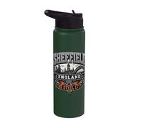 Sheffield Inghilterra La città d'acciaio Stainless Steel Insulated Water Bottle