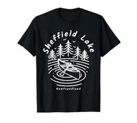 Sheffield Lake Terranova e Labrador Maglietta con Stampa Grafica Economica