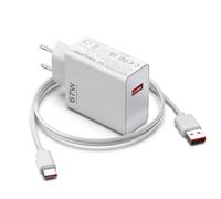 shefor 67W Caricatore Rapido Compatibile con Xiaomi Mi14 Mi13T Mi13T 13 13 Pro Mi12 Mi11 Mi10 Redmi Note 13 12 Pro 11 11s Poco M6 X6 Turbo Tipo C Caricabatterie Turbocompressore