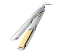 SHEGLAM Piastra per capelli 2 in 1 con funzione arricciacapelli, tecnologia agli ioni negativi, per capelli lisci e ricci, riscaldamento rapido in 10 minuti (38 mm)