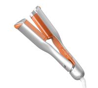 SHEGLAM Piastra per Capelli a Onde Beach Babe, Ferro arricciacapelli a doppio cilindro, Asta ondulata Temperatura Regolabile e Doppia Tensione (19mm)