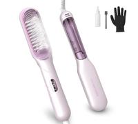 SHEGLAM Spazzola Lisciante a Vapore, Pettine Riscaldato 3 in 1