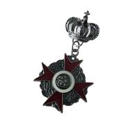 SHEGOTO Distintivo antico appassionato di valore storico emblemi da collezione spilla in metallo per la decorazione di vestiti