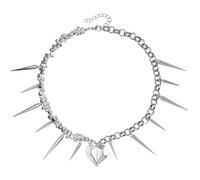SHEGOTO La collana con ciondolo a forma di cuore irregolare simboleggia stili unici ed emozioni autentiche per donne alla moda da indossare tutti i giorni