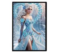 SHEGZHUC 14,5 x 21 cm Diamond Painting Notebook A5 Blank Diamond Painting Notebook Diamond Painting Taccuino Diamond Painting Strass Special Pietre Speciali Diario Ragazze Regali (Angeli Elfi Fate)