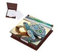 SHEGZHUC Diamond Painting - Set di ricariche per appunti, in bambù, con 160 fogli, con diamanti, per pittura e biglietti, in legno, a mosaico, ideale come regalo