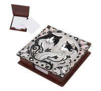 SHEGZHUC Diamond Painting - Set di ricariche per appunti, in bambù, con 160 fogli, per pittura a diamante, in legno, a mosaico, ideale come regalo