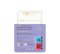 Shehand Luxury Golden Gloves Maschera Mani Dorata Ammorbidente a Guanti 1 Paio