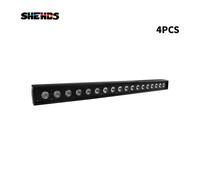 SHEHDS 1/2/4 pezzi LED 18x18W Wash Wall Proiettore DMX512 Flood Down Illuminazione per Dj Disco Matrimonio Luci di Natale Pubblico