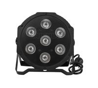 SHEHDS 1 pz 7x12 W RGBW 4in1 LED Par Illuminazione Spina fissa per DJ Disco Matrimonio Decorazione natalizia Festa