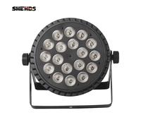 SHEHDS 1 pz LED In Alluminio 18X18 W Waterpoor/18X12 W RGBW/18X18 W Par Illuminazione DMX 512 DJ Disco Luce Della Fase Decorazione Di Natale